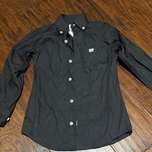 Cinch Black Kids Button Down Shirt